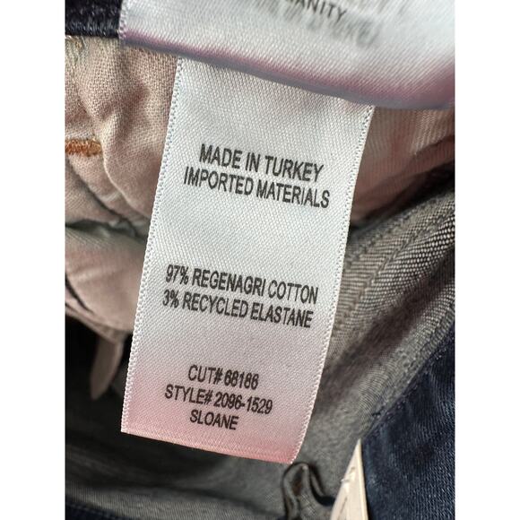 CITIZENS OF HUMANITY NWT Sloane Skinny Denim Jean in Baltic Dark Wash // 25 - Picture 10 of 12